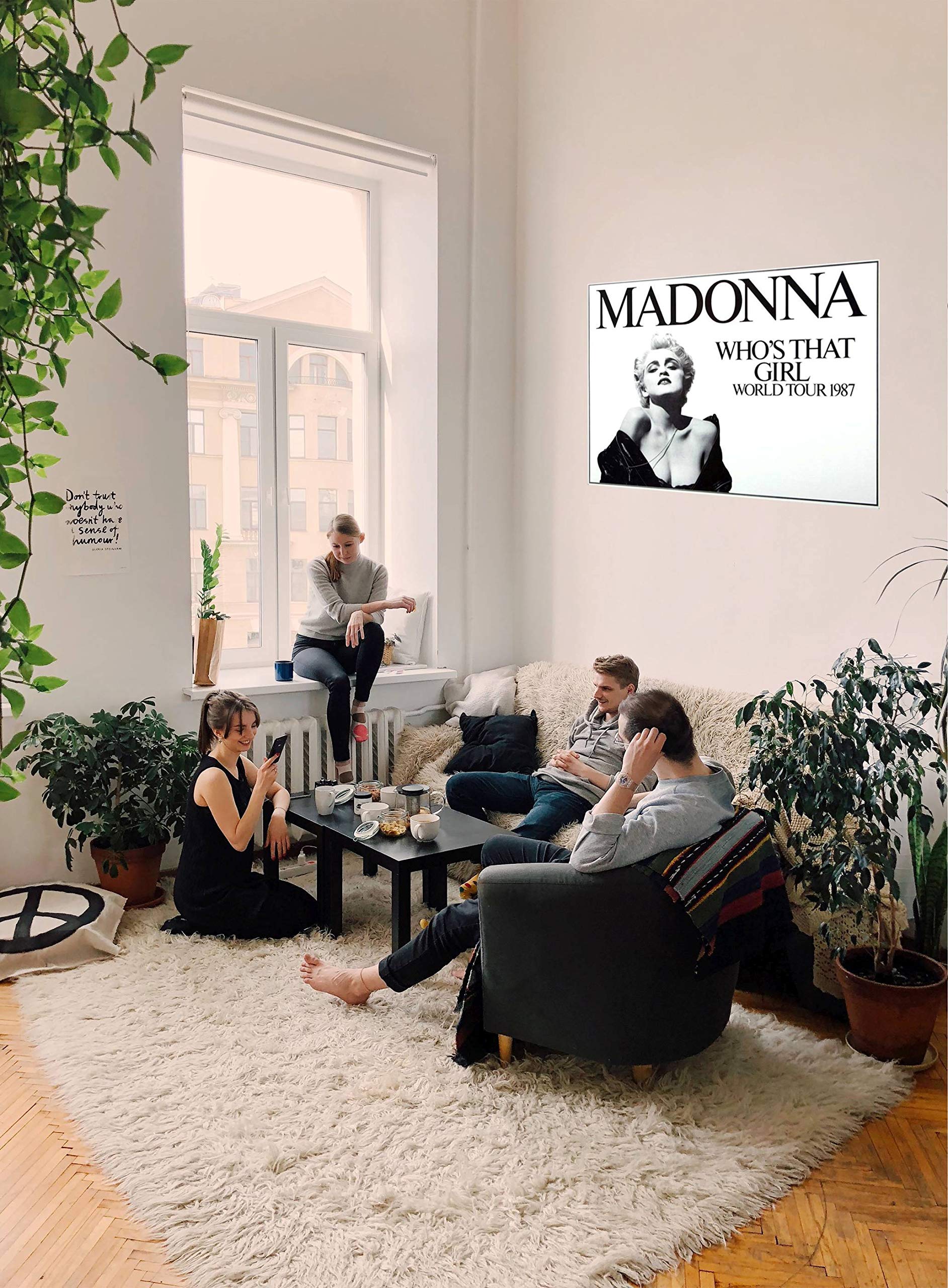 Madonna - Whos That Girl, 1987 » Konzertplakat/Premium Poster | Live Konzert Veranstaltung | DIN A1 «