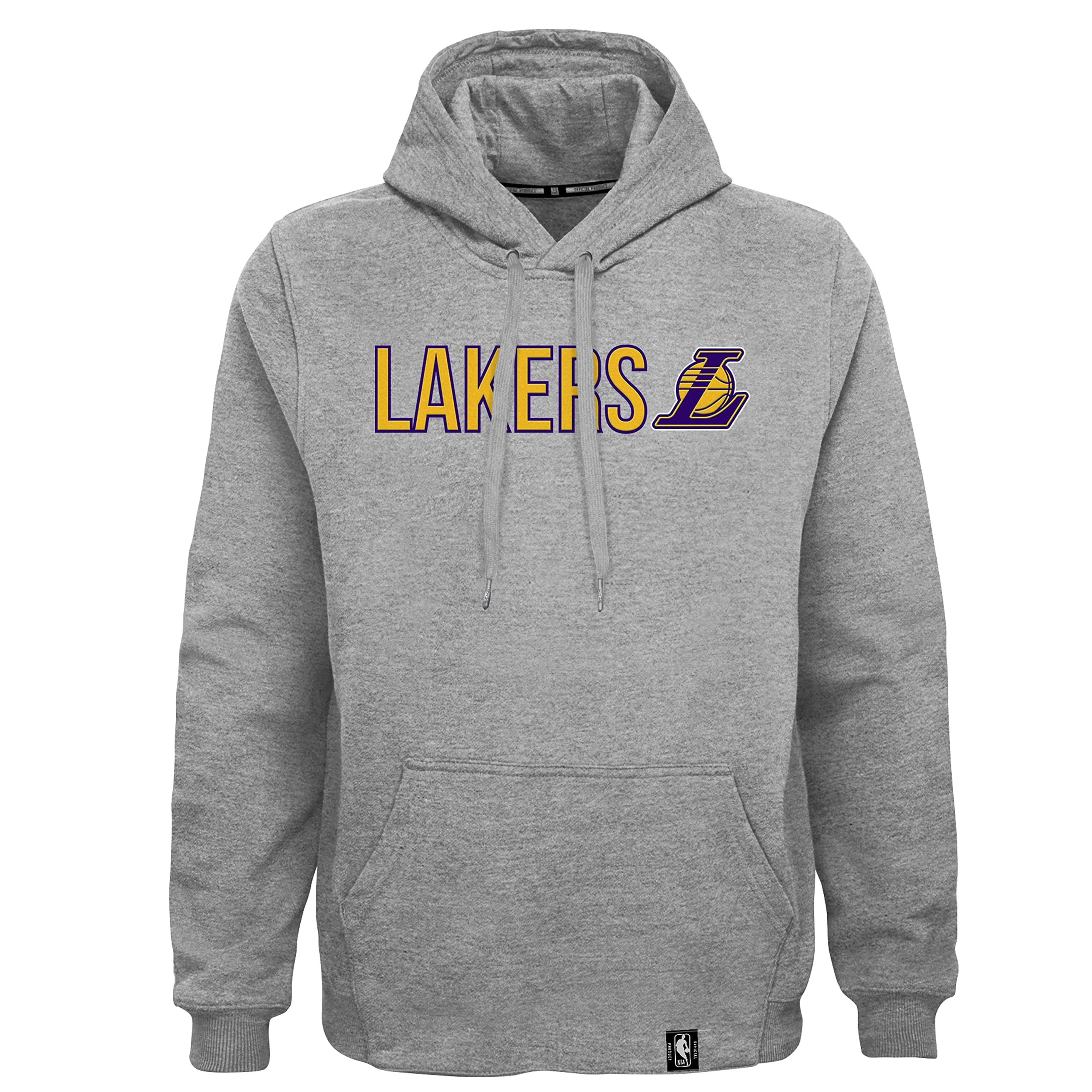 Outerstuff - NBA Los Angeles Lakers Lebron James Hoodie - Grey Colour Grey, gray, L
