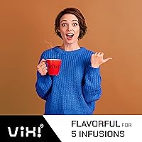 Vista 6 de VIXI Té negro hoja suelta, (8.00 onzas), té de montaña de Vietnam, sabor atrevido, sabor a té Assam, hojas grandes enteras secas, 100% natural