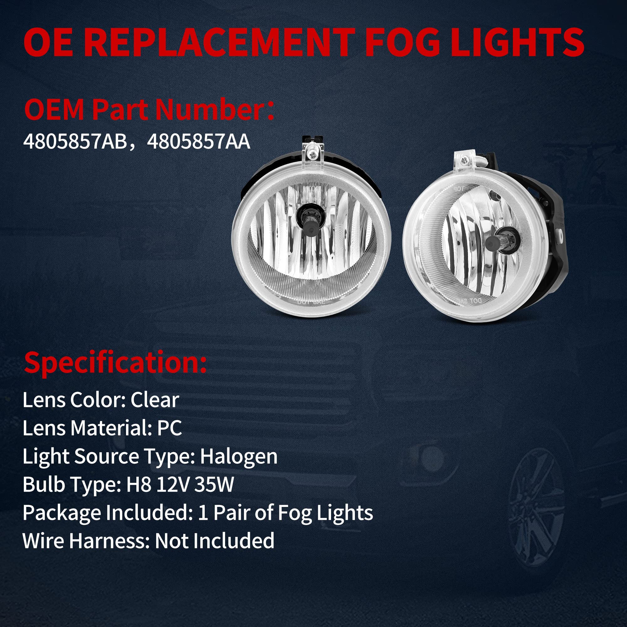 elf bar vape uk Oracle Lighting 2006-2010 Dodge Charger Pre-Assembled Halo Fog Lights main image 1