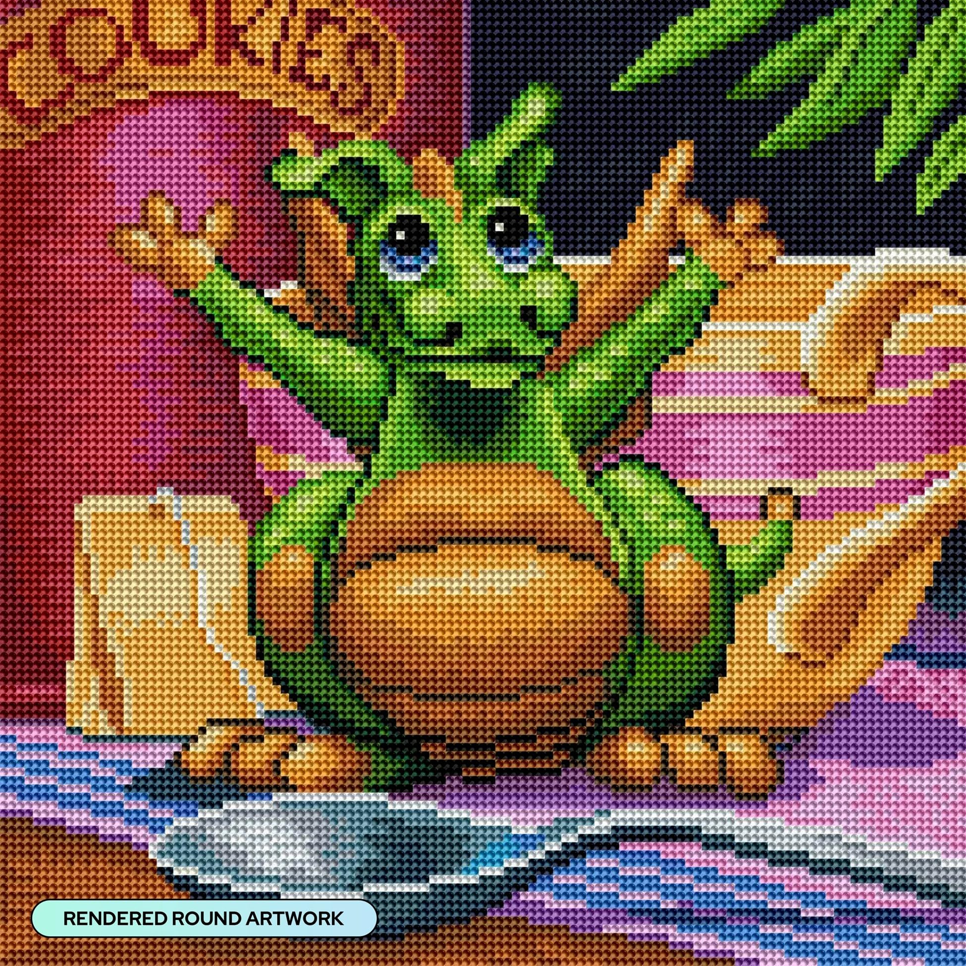 Amazon.com: DIAMOND ART CLUB Huggable Diamond Painting Kit, Fun