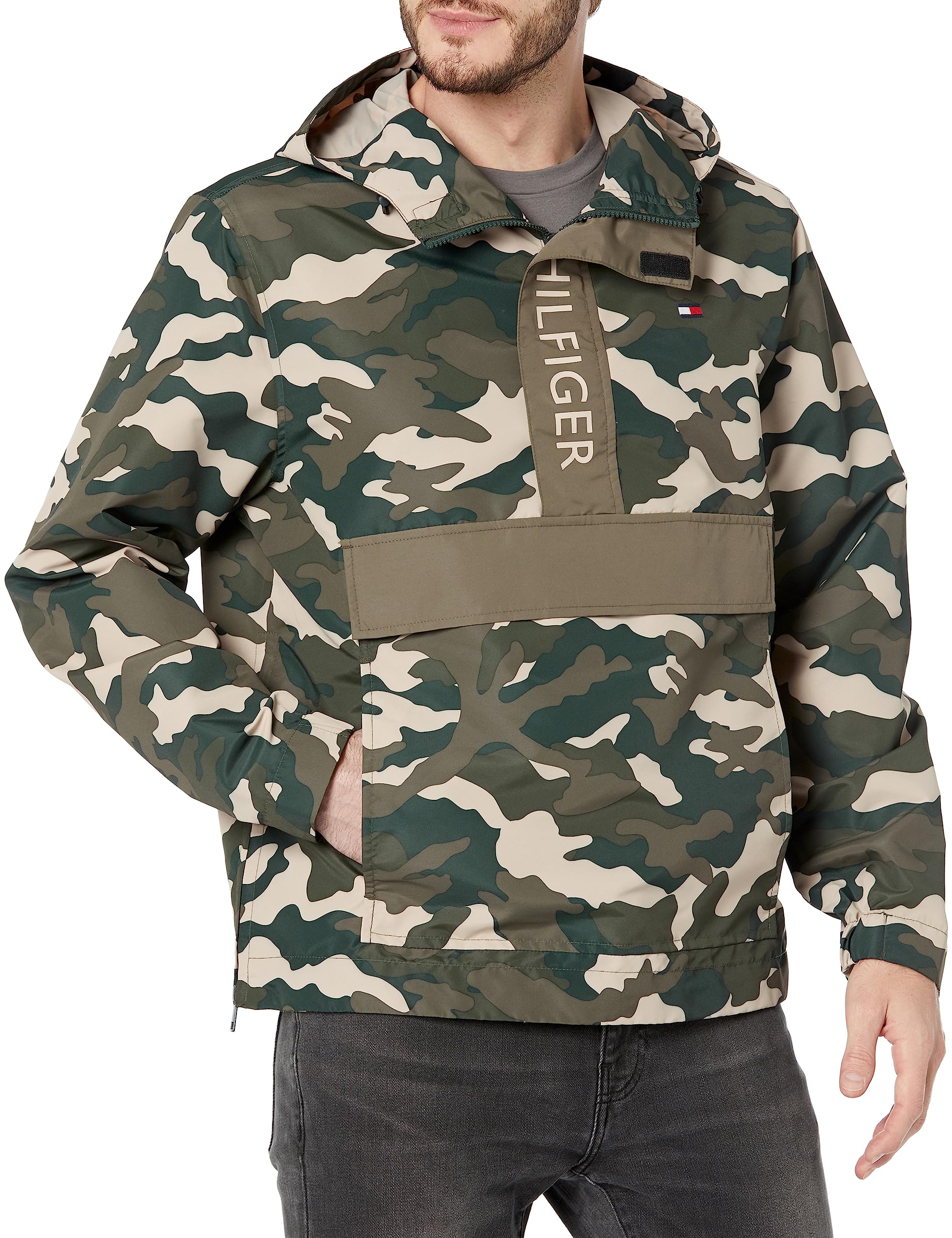 Tommy Hilfiger Men's Lightweight Logo Popover