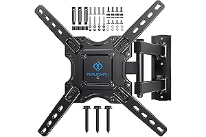 PERLESMITH Full Motion TV Wall Mount for 26-60 inch TVs