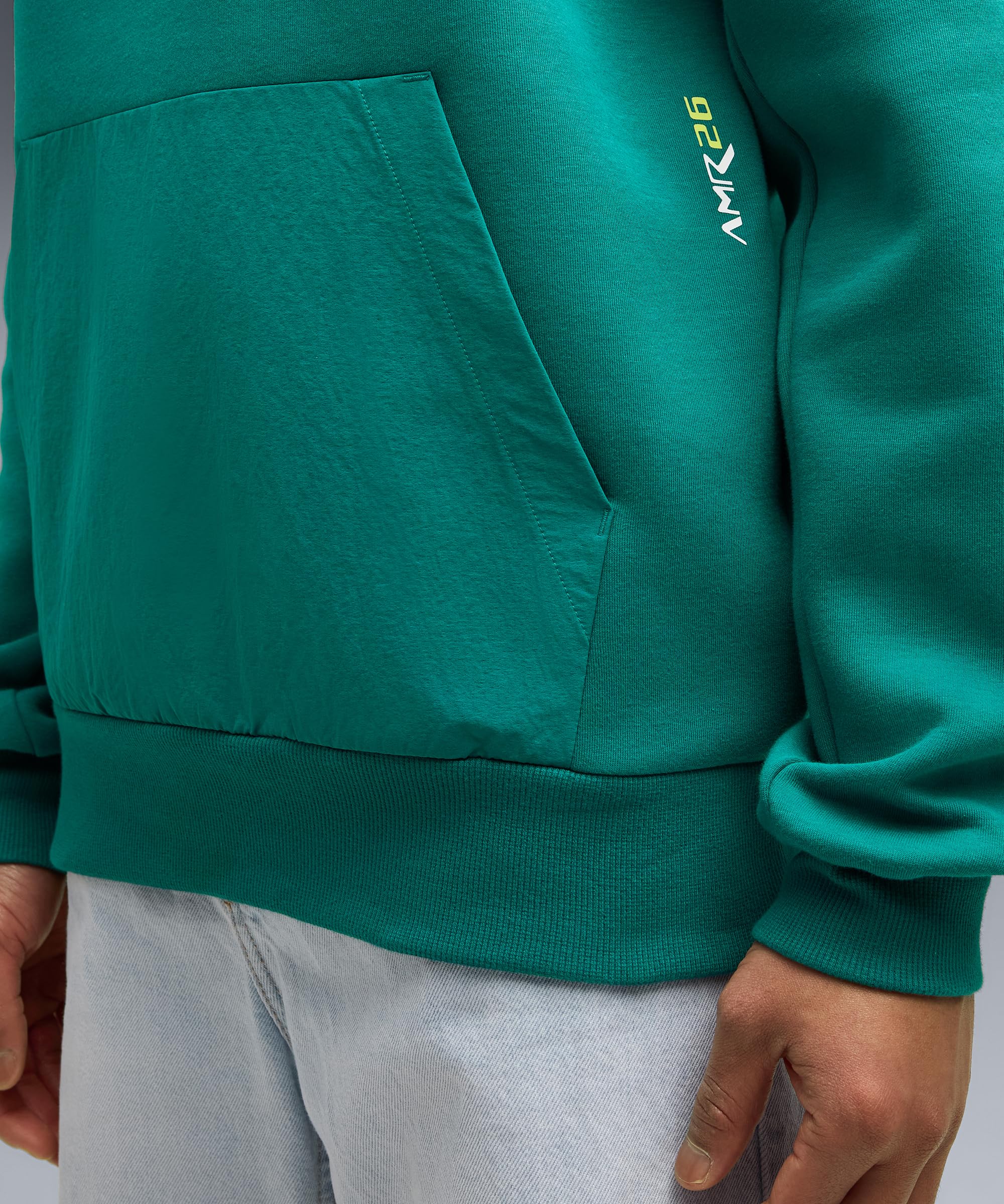 PUMA Aston Martin F1 2026 Sudadera con Capucha del Equipo para Hombre – Verde