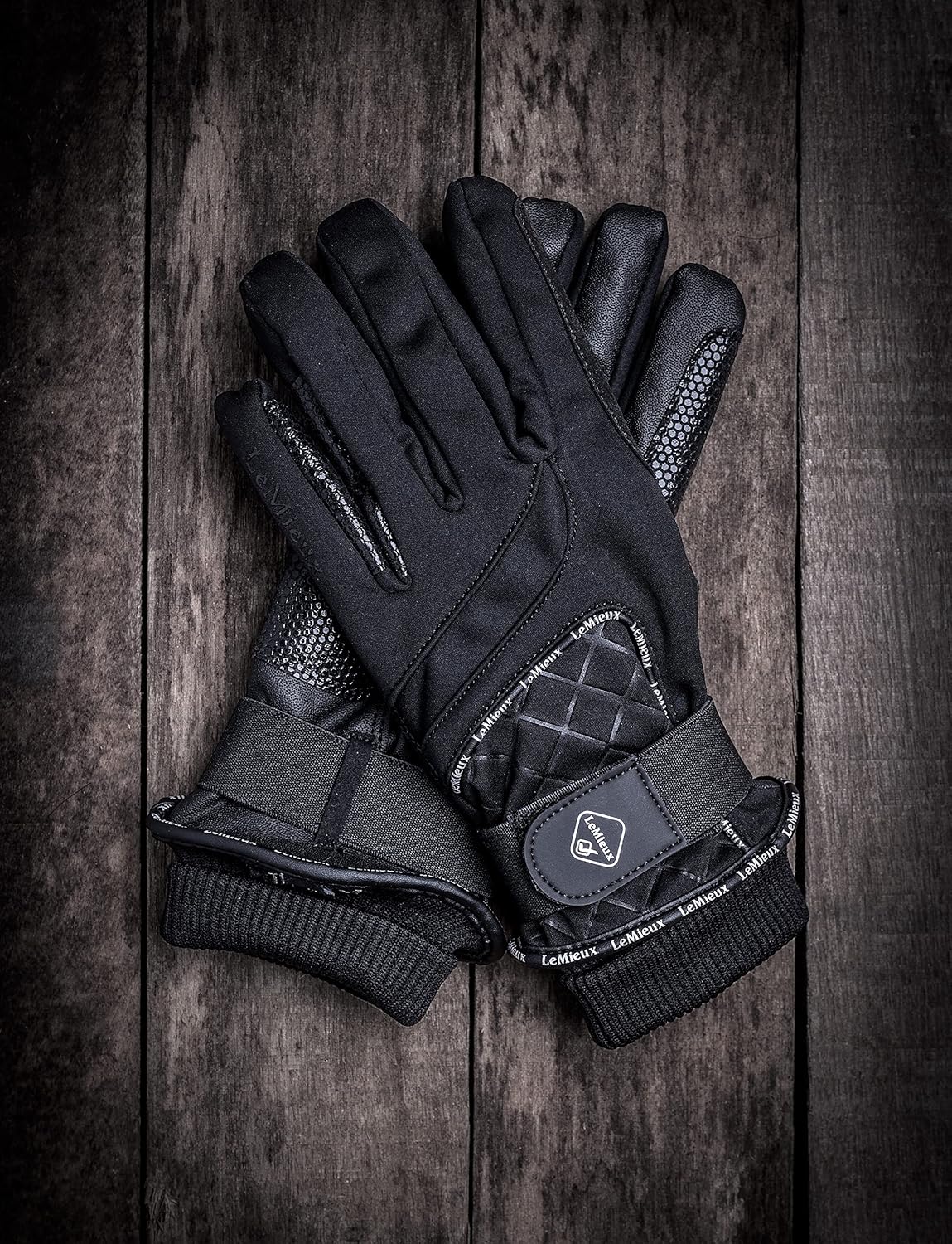 LeMieux Waterproof Lite Gloves Black