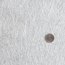 Fiberglass Chopped Strand Mat, 3/4 Ounce x 38 inch Width, Full Roll | Easy to Use, Builds Thickness Quickly, Marine, Auto, Industrial, Decks