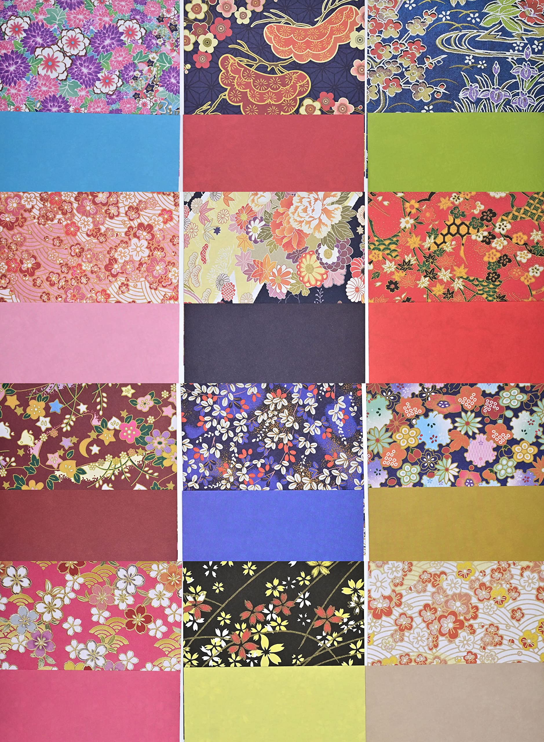 Origami Paper Washi Patterns (12 Designs, 500 Sheets) - Image 4