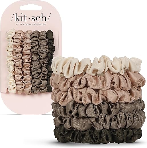 Kitsch Ultra-Petite Satin Scrunchies