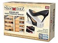 Algopix Similar Product 8 - Shoe Slotz SpaceSaving Storage Units