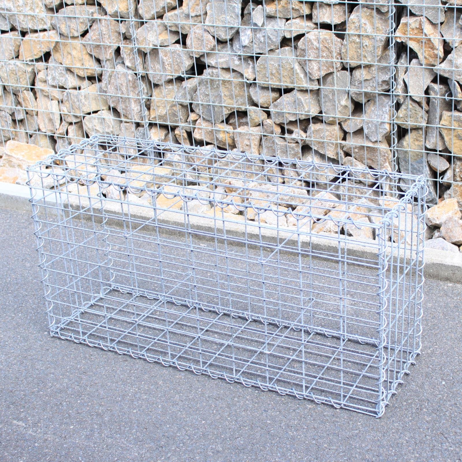 Gabione 100x50x30 cm Steingabione – Spiral-Steingabionen