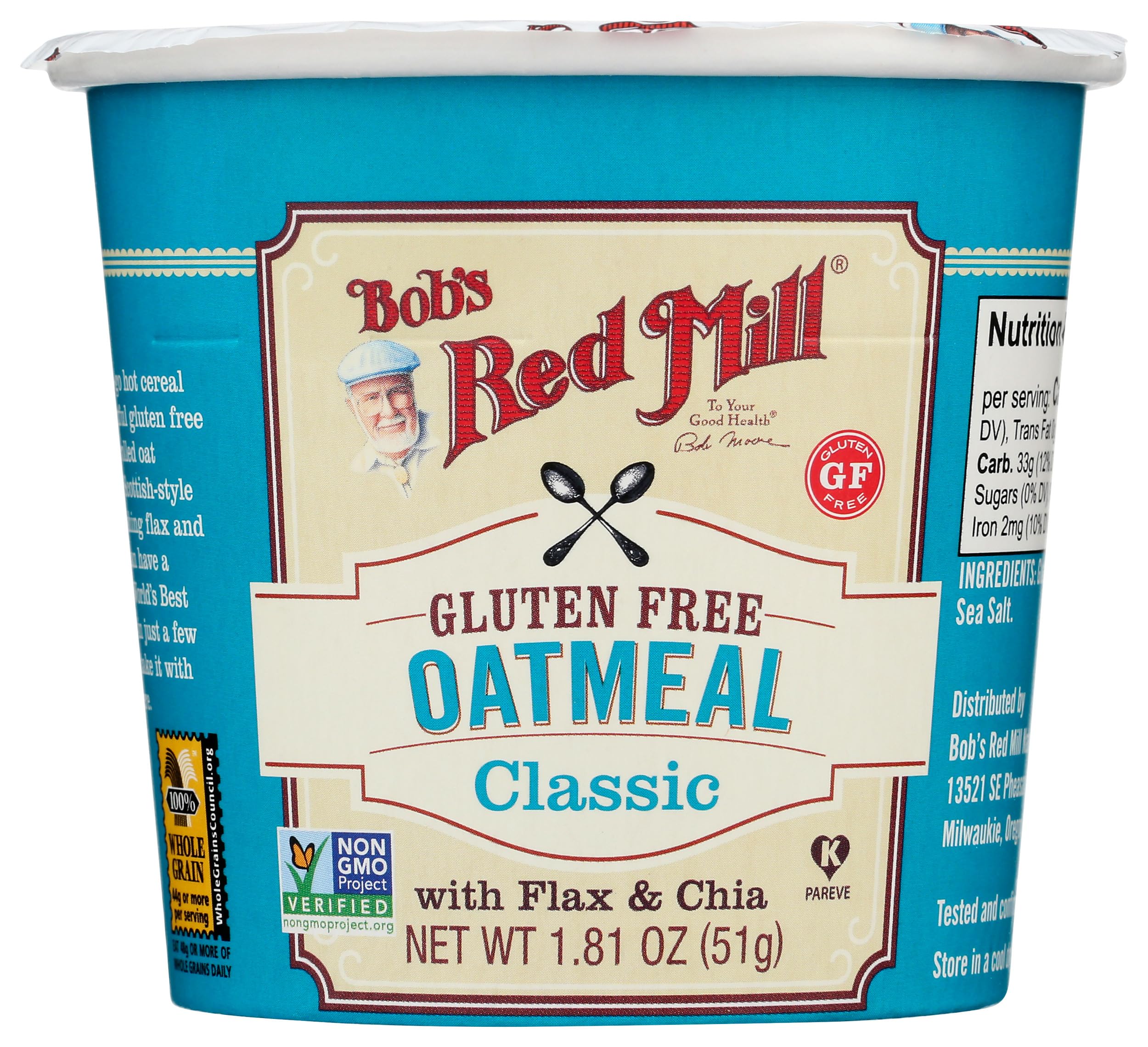 Oatmeal Cup, Classic, 1.81 oz (51 g)