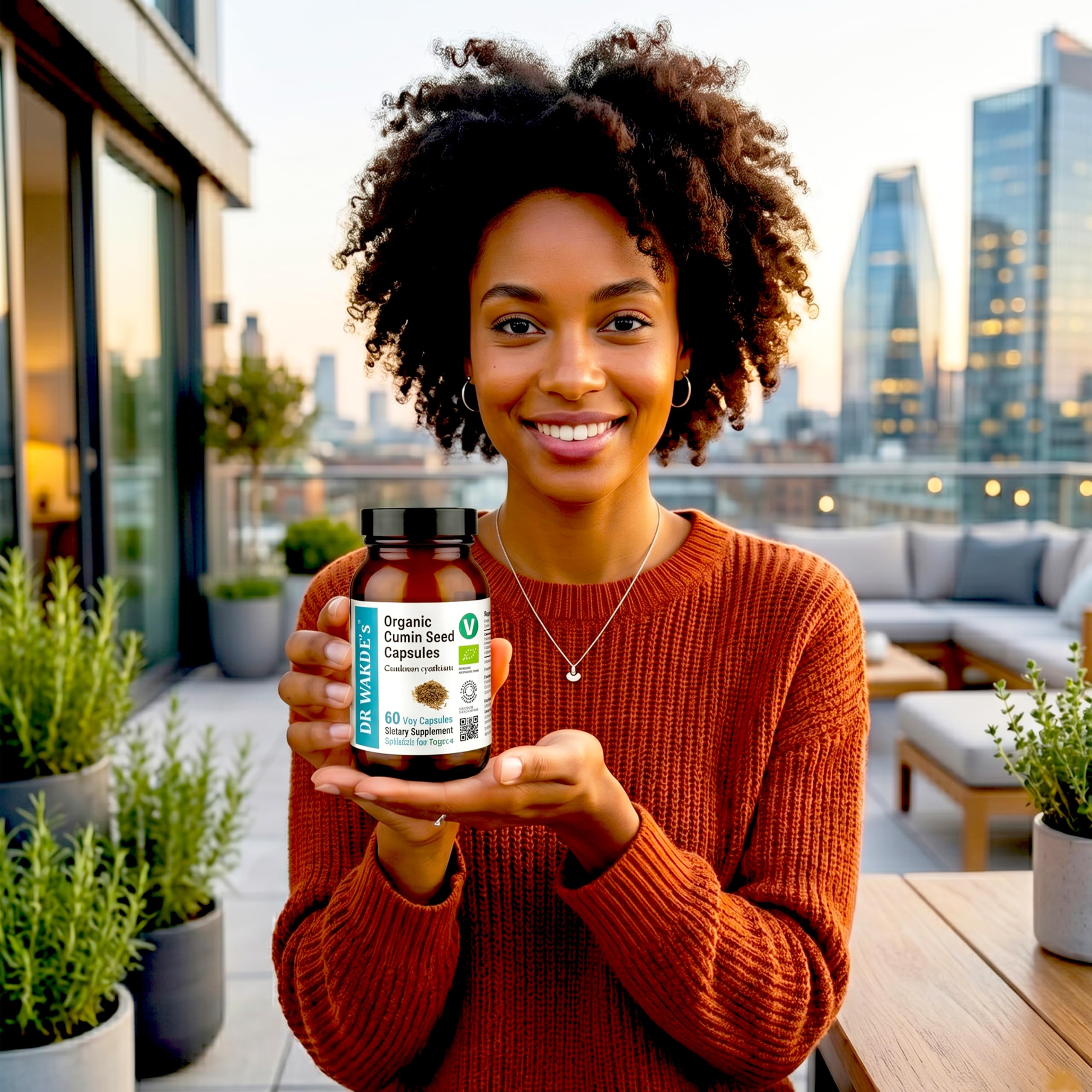 DR WAKDE'S Kreuzkümmel-Kapseln (Cumin) I 100% Kräuter I 60 Vegetarische Kapseln I Ayurvedische Nahrungsergänzung