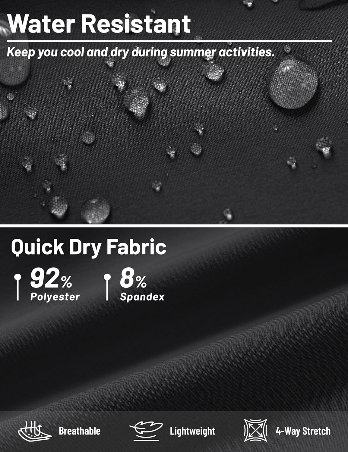 TACVASEN Women's 5" Hiking Cargo Shorts Lightweight UPF 50+ Quick Dry Athletic Shorts with Pockets Golf Outdoor Summer - Image 6