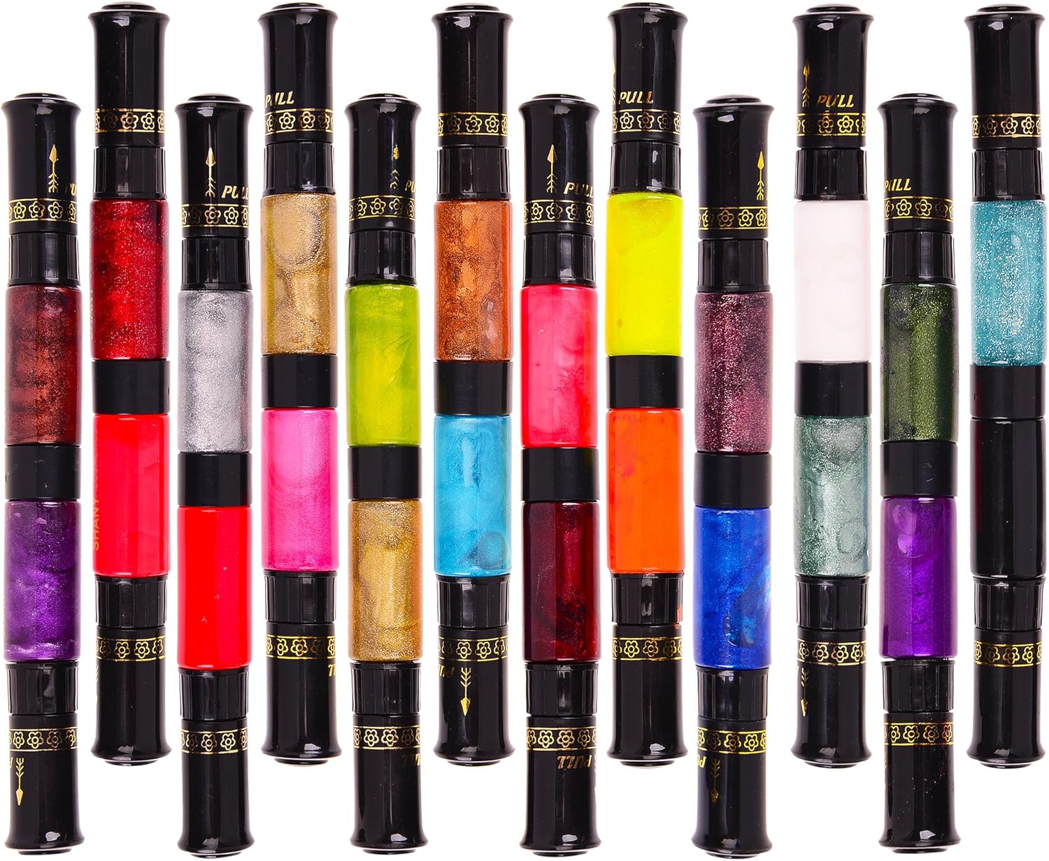 SHANY Cosmetics Utopia 24 Colors Double Sided Nail Art Pen Set, Nail