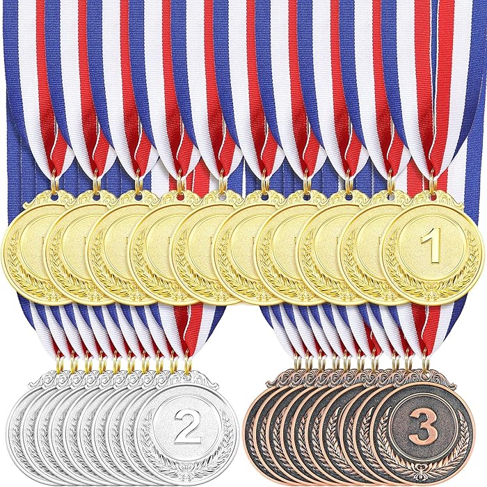 Buy Gold Silver Bronze Award Medals Olympic Style Winner Award Medals