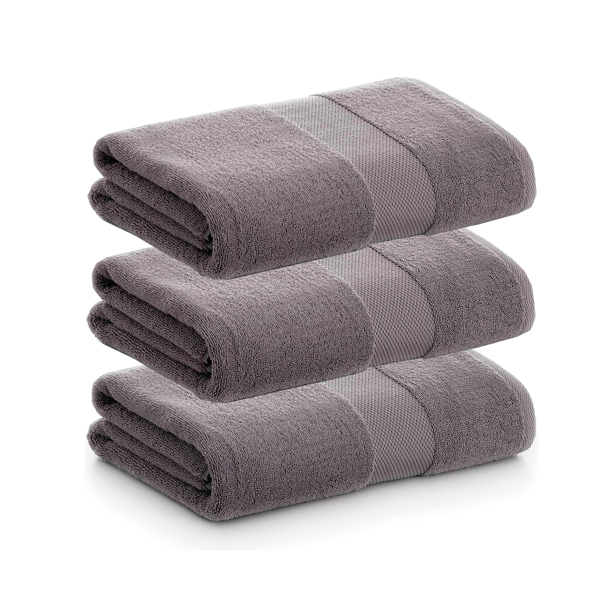 PADUANA Duschtücher 3er-Pack – 70x140 Cm, 100% Gekämmte Baumwolle, Weich & Saugstark