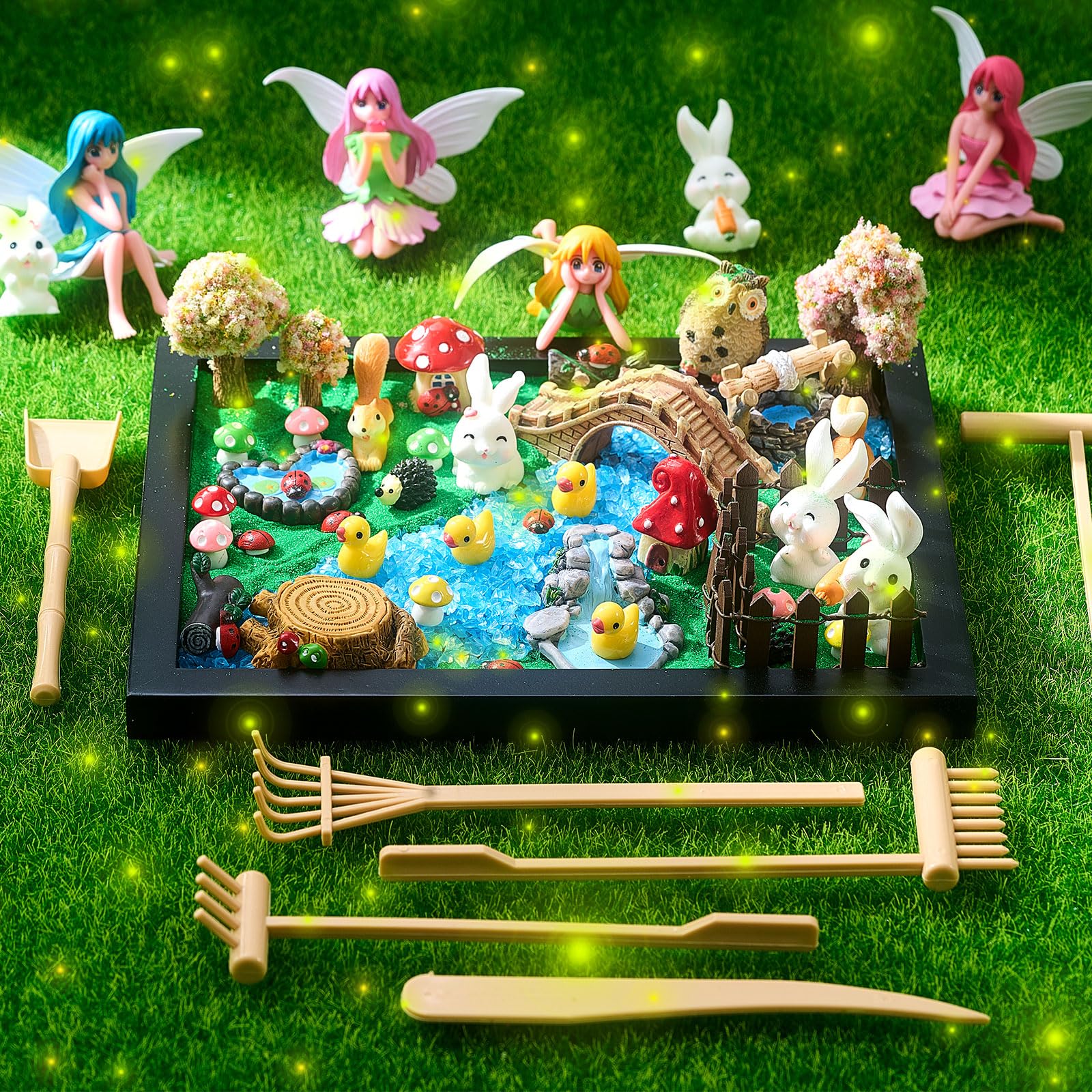 Amazon.com: Soulchen Zen Garden Kit for Table Decor Christmas Sand