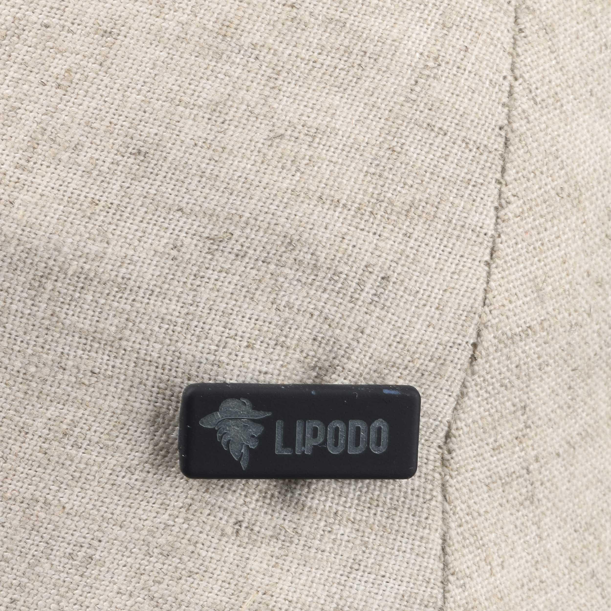 Lipodo Kaszkiet Mężczyźni Lipodo Leinen Flatcap