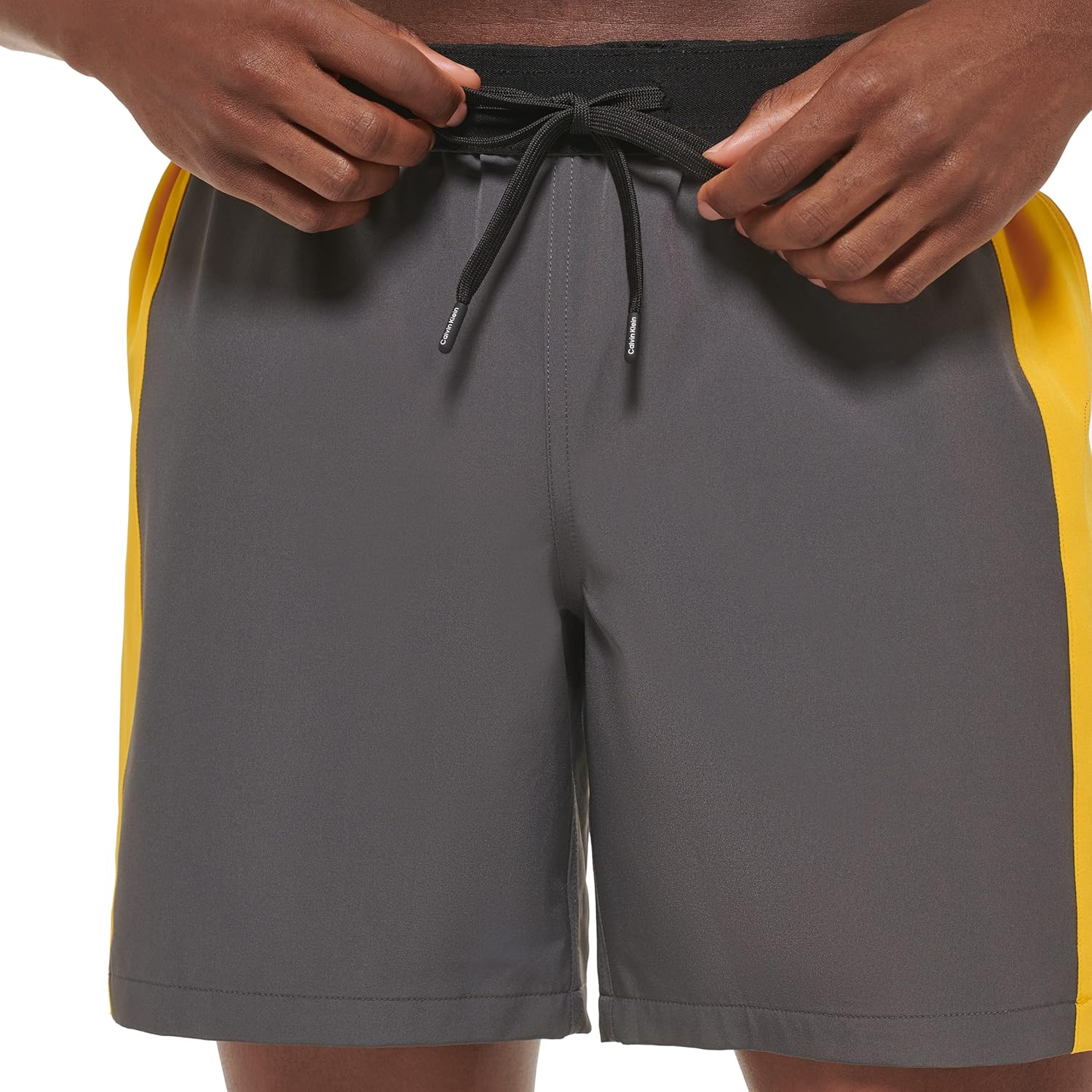 Calvin Klein Men's Standard Uv Protected Quick Dry Elastic Wasitband Swim Trunk
