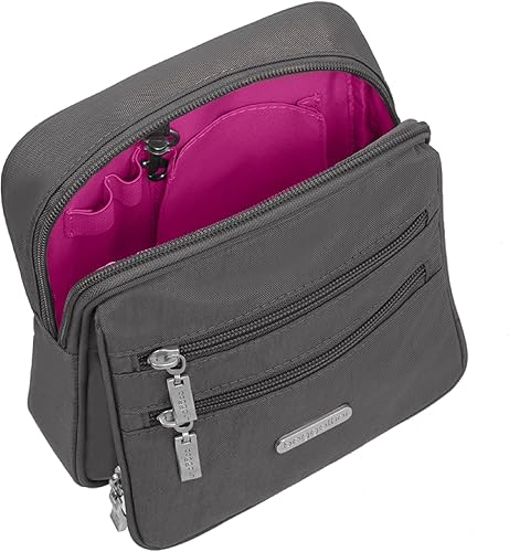 Miniatura 8 de Baggallini Journey bolso bandolero., Gris, talla única