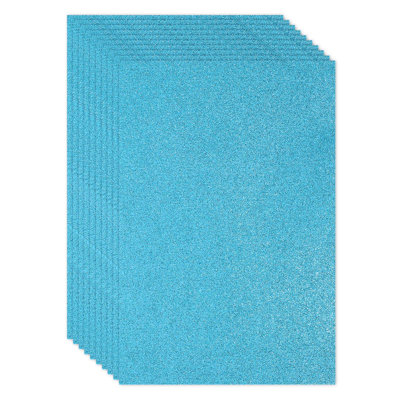 Mousse EVA brillante bleu 2mm autocollante en grand format 40x60 cm pour déguisement DIY