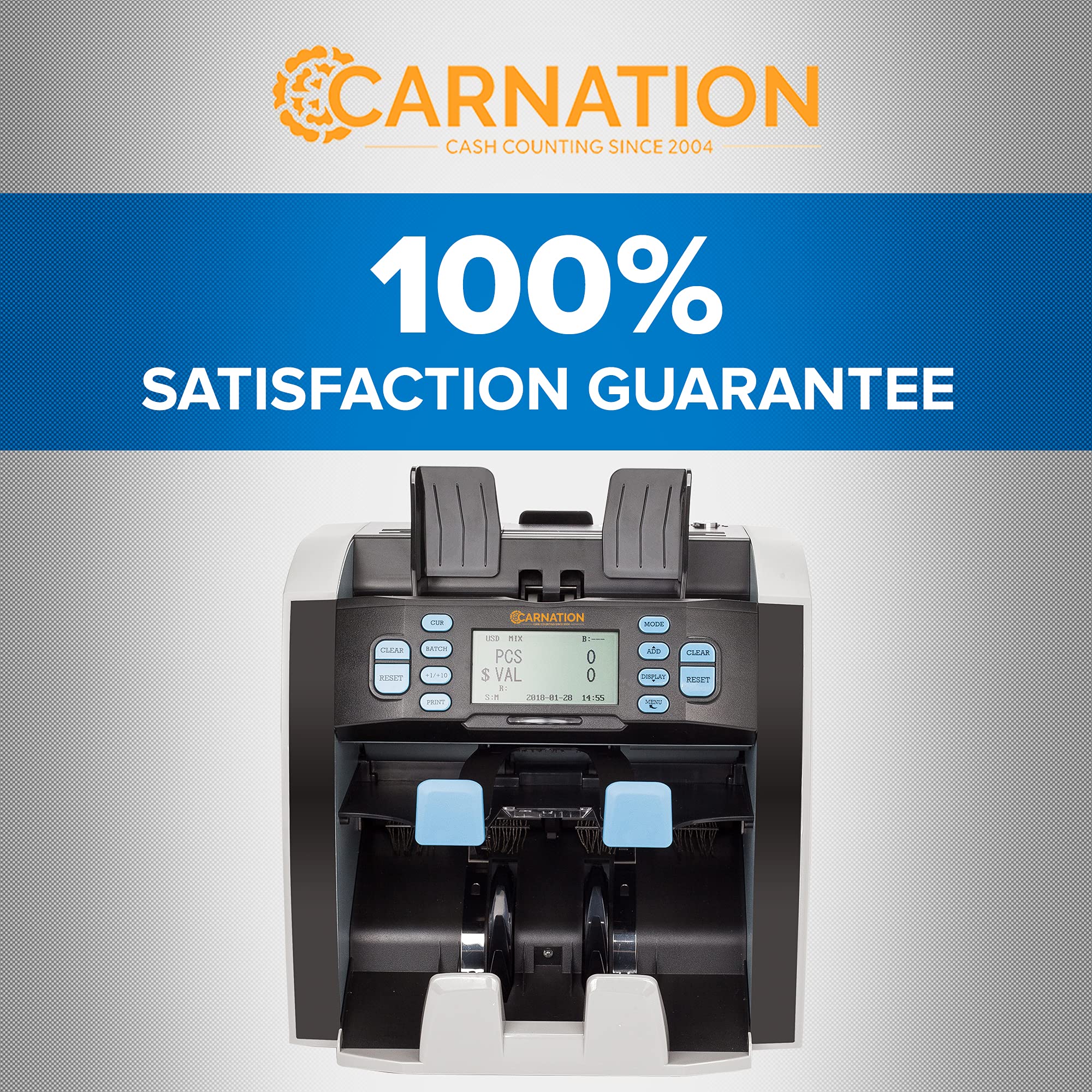 Buy Carnation CR1500 Cash Counter Machine with Mixed Denomination