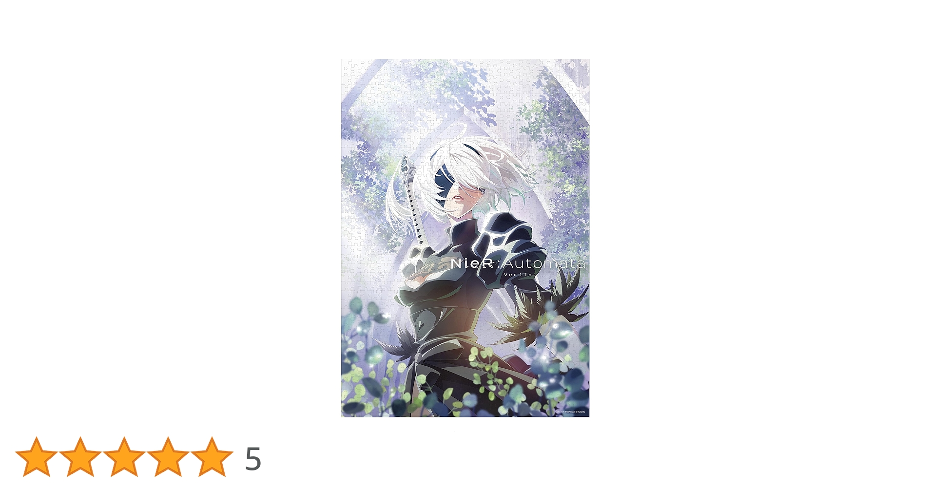 か*よ様 新品未開封 ニーアレプリカント キャンバスアート ジグソーパズル Ni 91KmHZRgx1L.jpg_BO30,255,255,