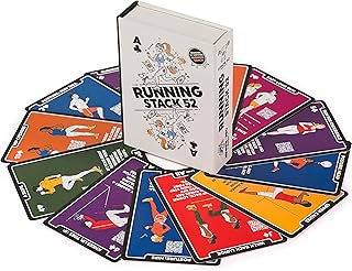 Stack 52 Tarjetas de Ejercicio para Correr: Corre más rápido y más lejos con Menos Esfuerzo. Instrucciones de Video por Entrenador Certificado Incluidas.