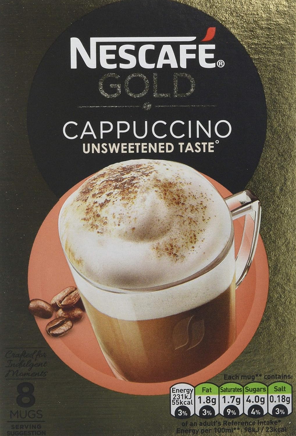 Buy Nescafe Gold Cappuccino Decaf Unsweetened Instant Coffee 120g - View #12