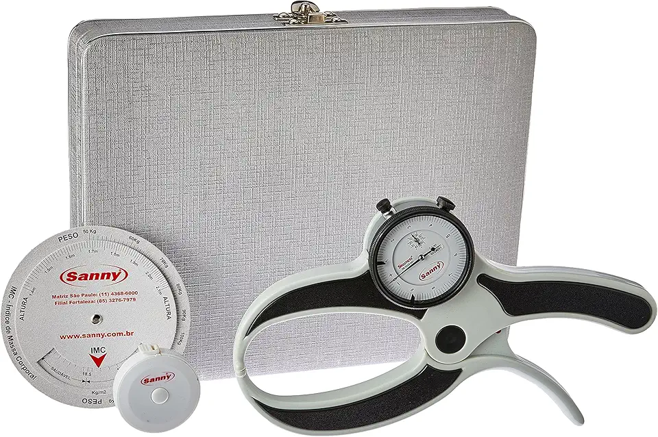 Adipometro/Plicometro CientificoSANNY, Branco, Único