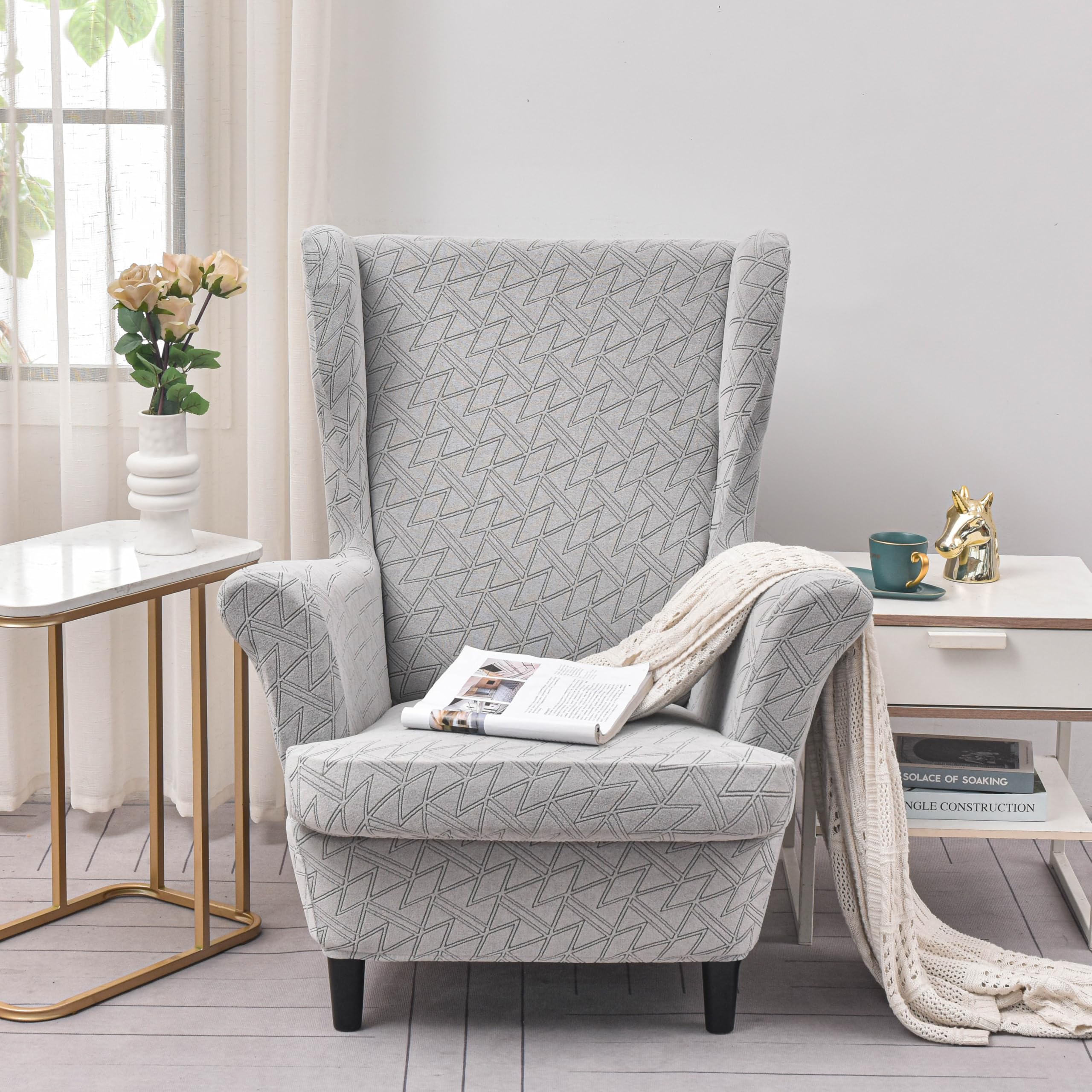 GKXLH Wingback Chair Covers - Image 3