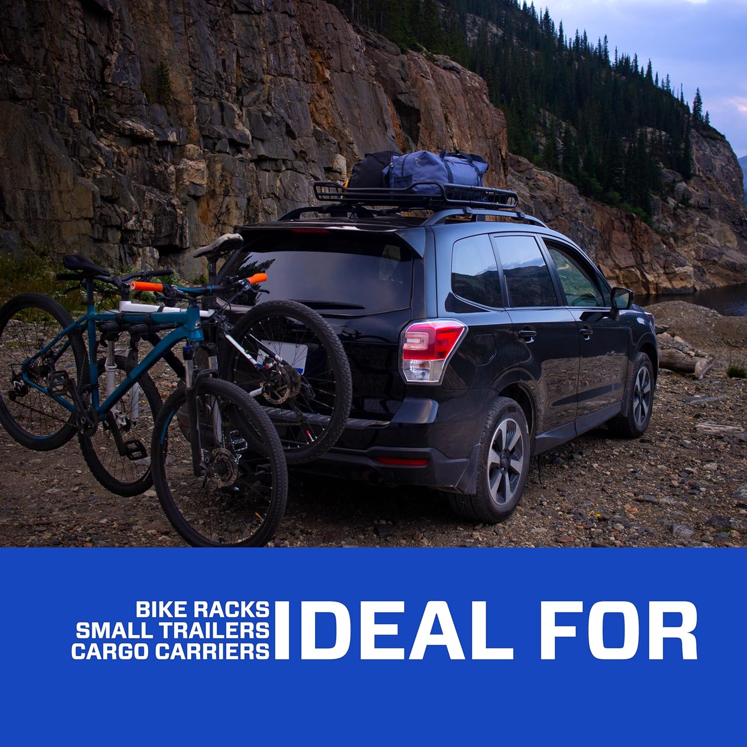 Tow Ready Draw-Tite 80301 Trailer Hitch Adapter, from 2 Inch to 1-1/4 Inch Square Receiver, 14 Inch Length, 3,500 lbs. Capacity