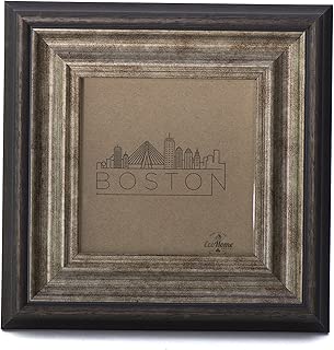 4x4 Picture Frame Brown Antique - Square Mount/Desktop Display, Instagram Prints Frames by EcoHome - coolthings.us
