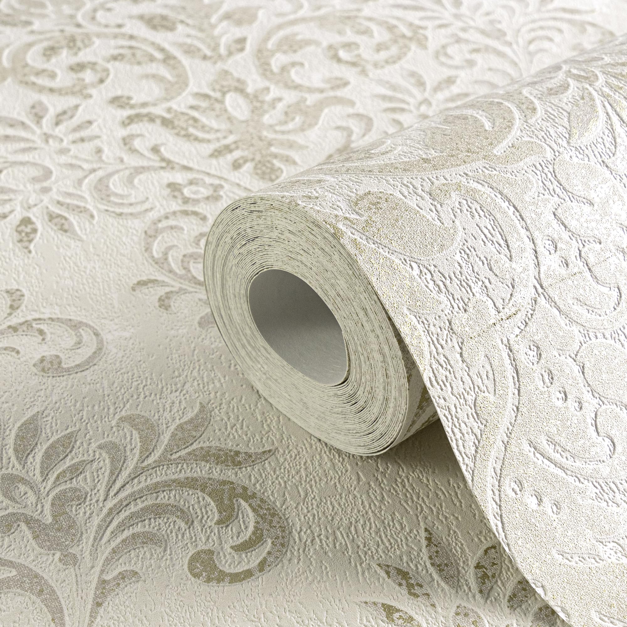Papel Tapiz Metálico Industrial Efecto Cobre A.S Creation Havana – 10m X 53cm, Estilo Moderno