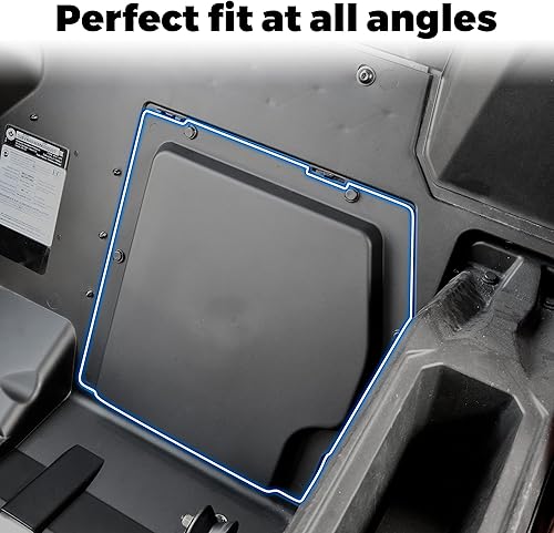 Miniatura 3 de SAUTVS Kit de cubierta de batería para Can-Am Maverick X3, placa de cubierta de batería de plástico negro para Can Am Maverick X3 MAX 2017-2025