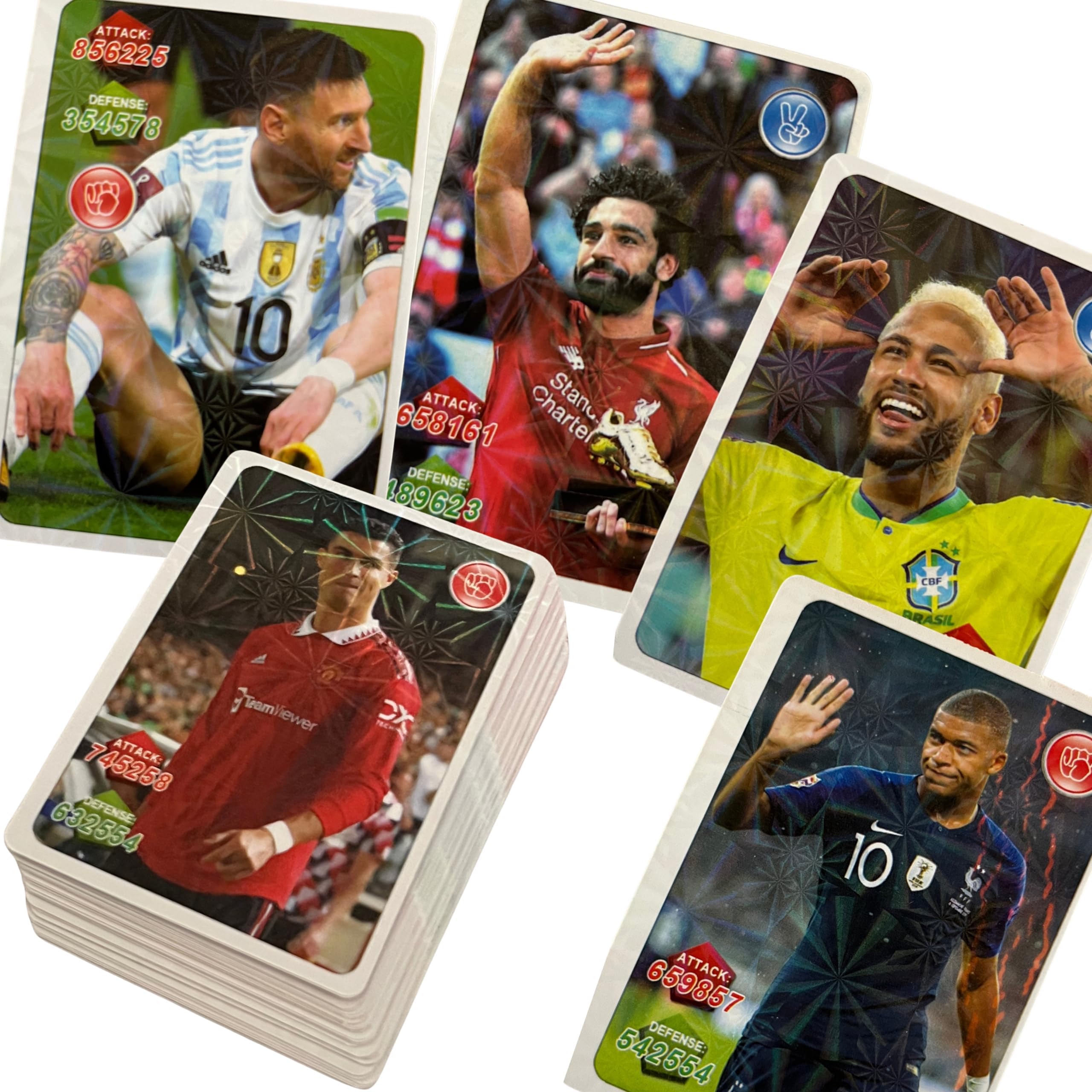 2024 Euro Trading Cards - 32 Unique Player Cards, Great Gift & Game for The Whole Family. 4 Pack