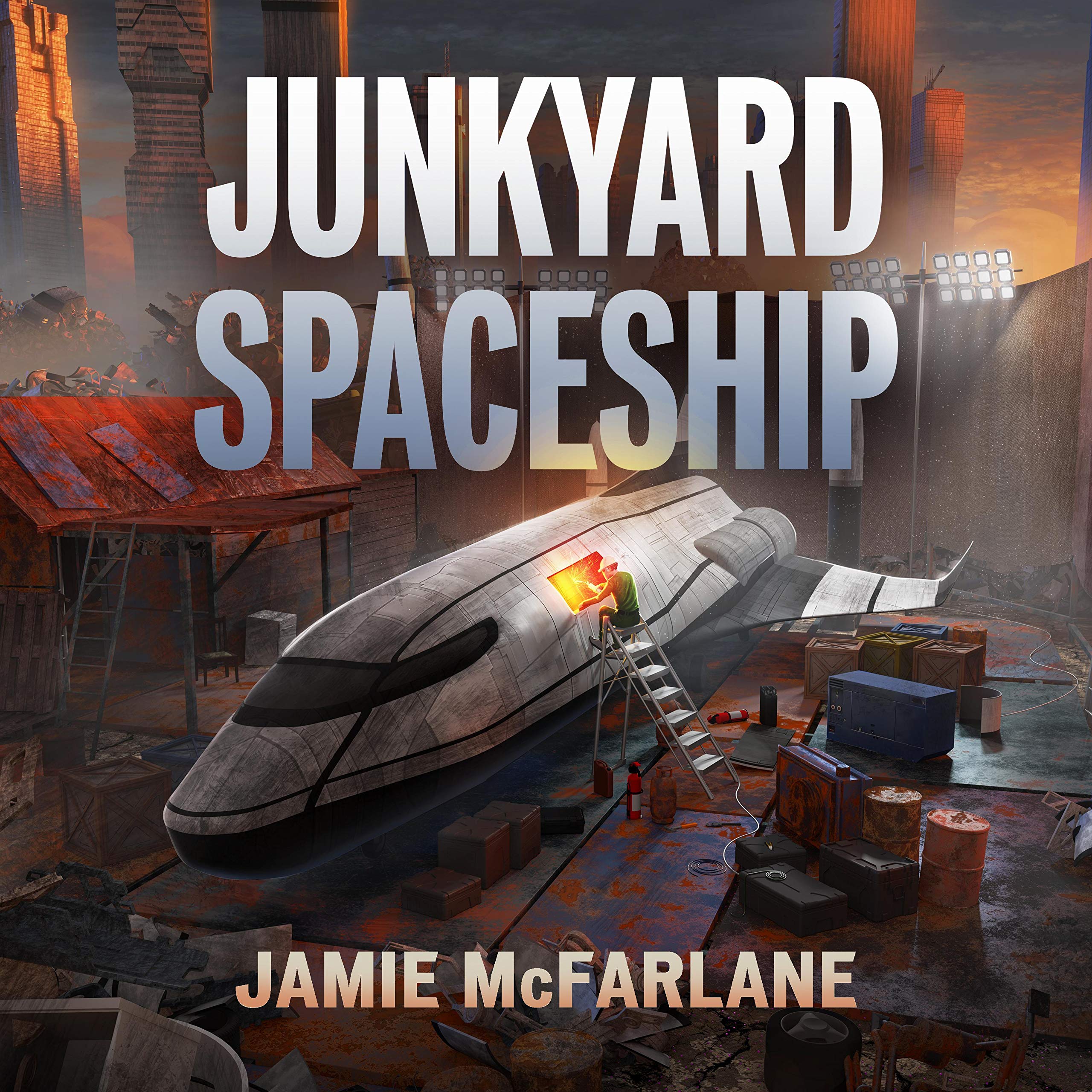 Cover art for Junkyard Spaceship