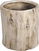 Vista 2 de FirsTime & Co. Maceta de madera sintética de carrigan natural para patios y balcones, casa de campo, uso en interiores o exteriores, 15 x 14 x 16.5