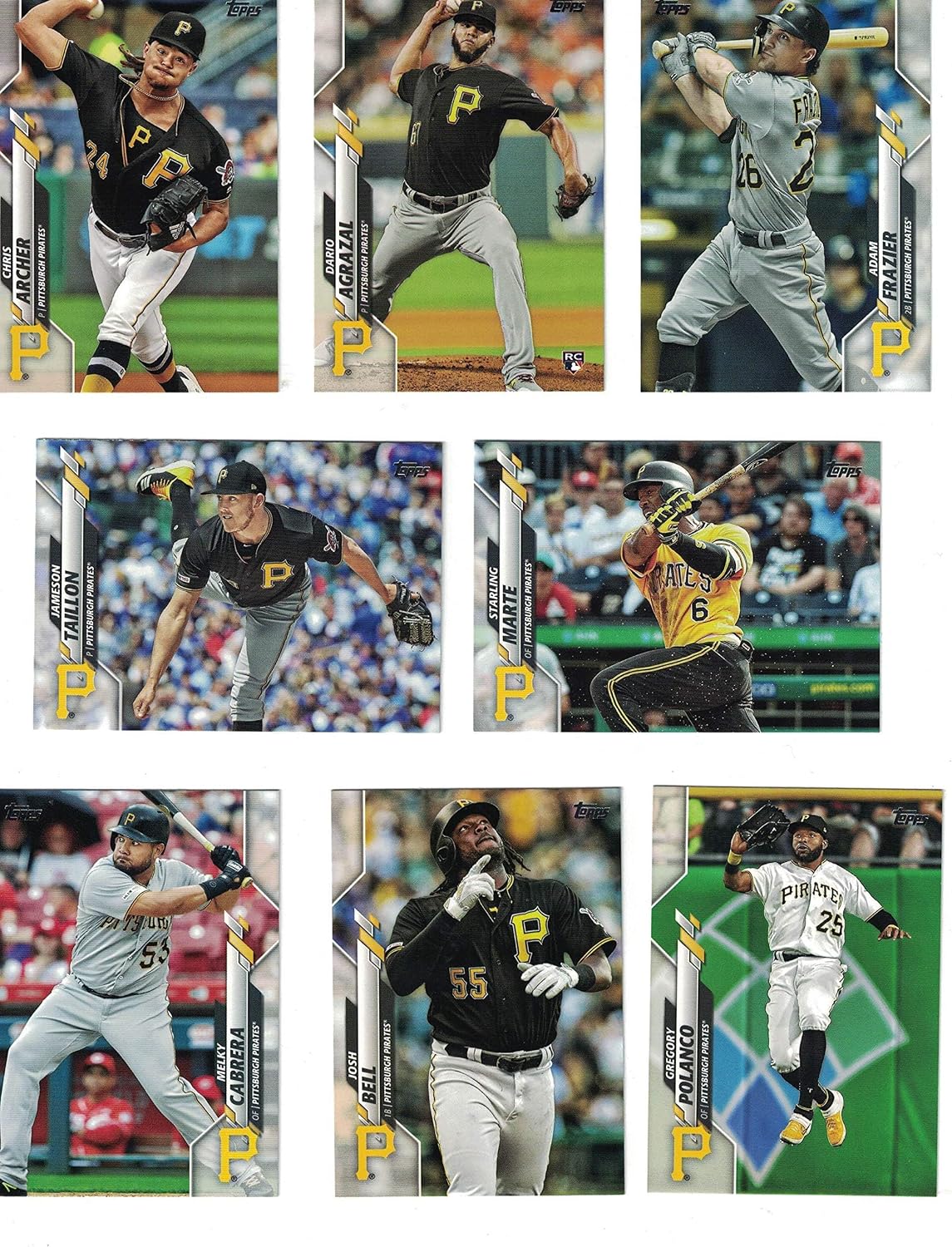 Pittsburgh Pirates / 1000 Pirates Baseball Cards - All Different with 2025 Topps! Roberto Clemente! Barry Bonds! Andrew McCutchen! Paul Skenes! O'Neil Cruz! Includes Topps, Bowman, Upper Deck and more!