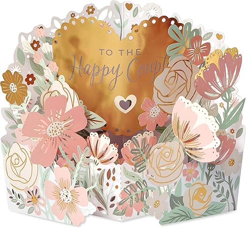 American Greetings Tarjeta de boda desplegable (A Wonderful Life)