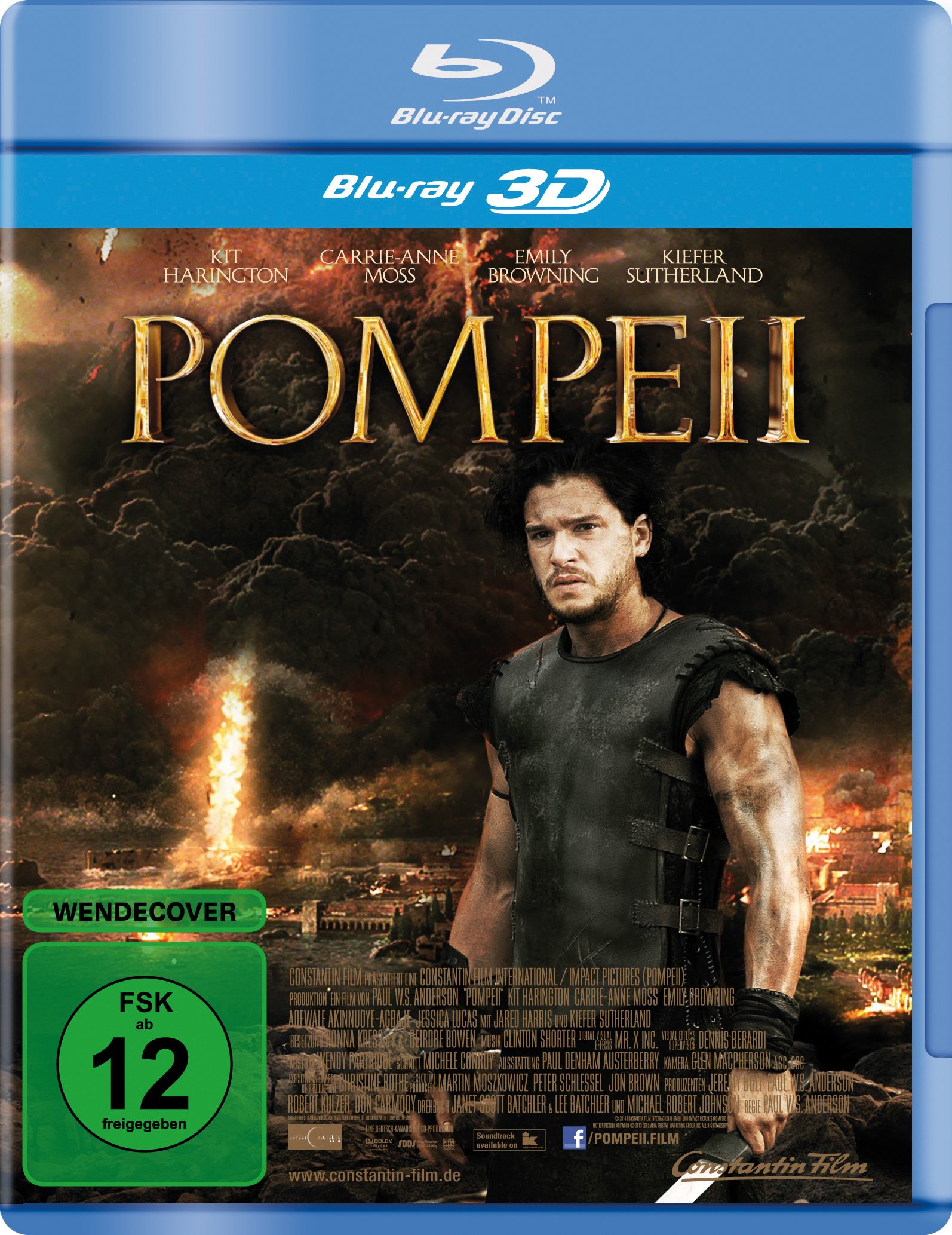 Pompeii + 3D Blu-ray + Freigegeben ab 12 Jahren