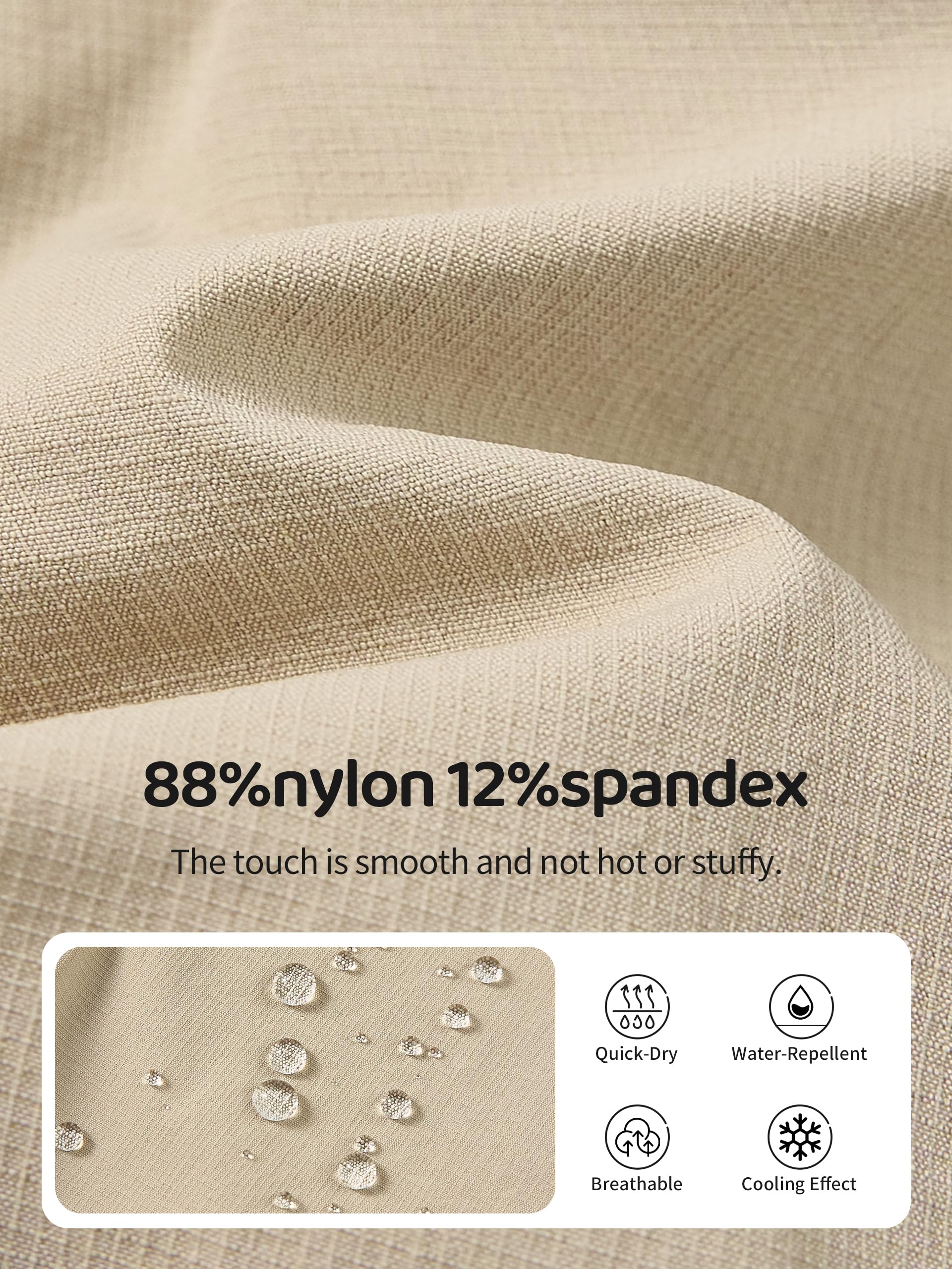 Volunboy Pantaloncini Cargo Bambino Asciugatura Rapida, Shorts Estivi Leggeri con Tasche e Vita Elastica