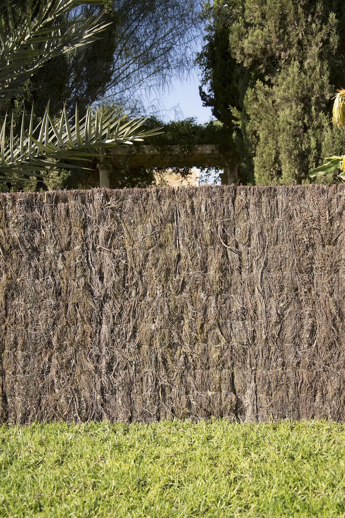 Suinga Brezo Ocultación Máxima 0,80x3 m | Cerramiento Natural de Brezo | Valla de Ocultación 100% para Jardin y Terraza | Malla de Brezo Rustica