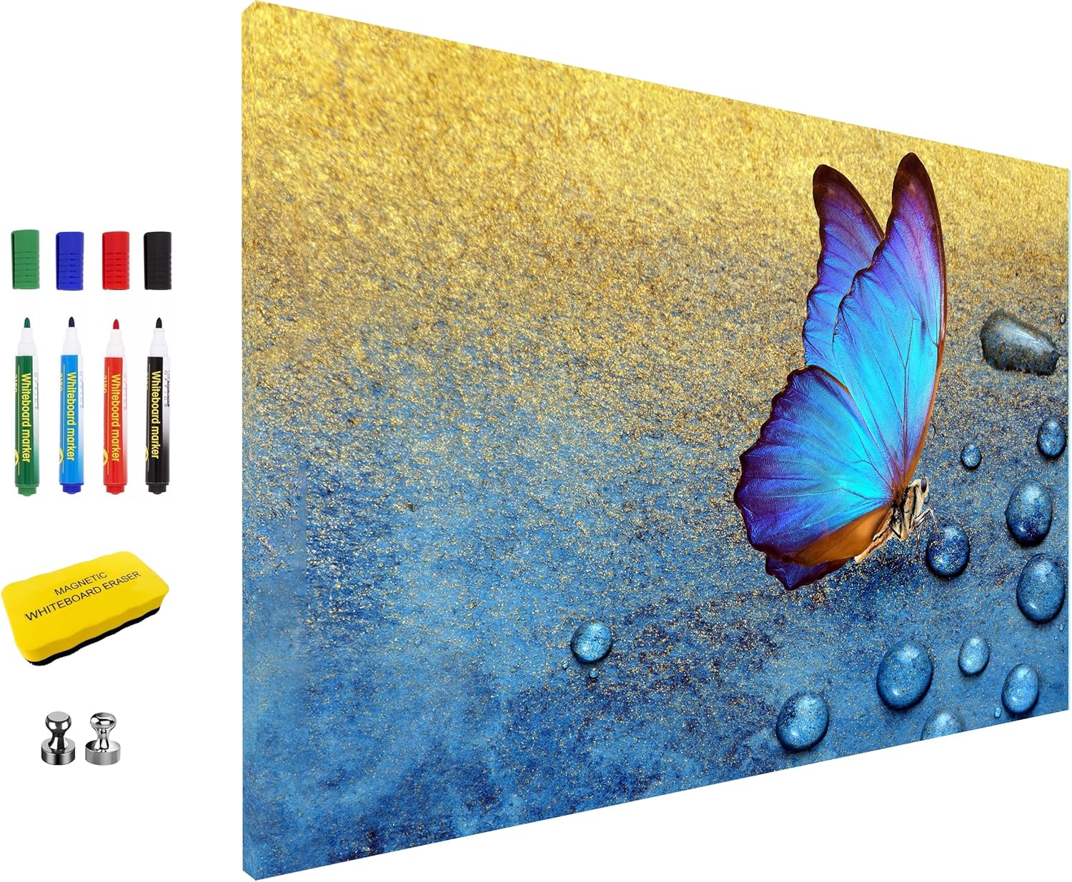 Wall Planner Whiteboard, Magnetic Dry-Erase Board for Home Office, 24x16 (60x40cm)