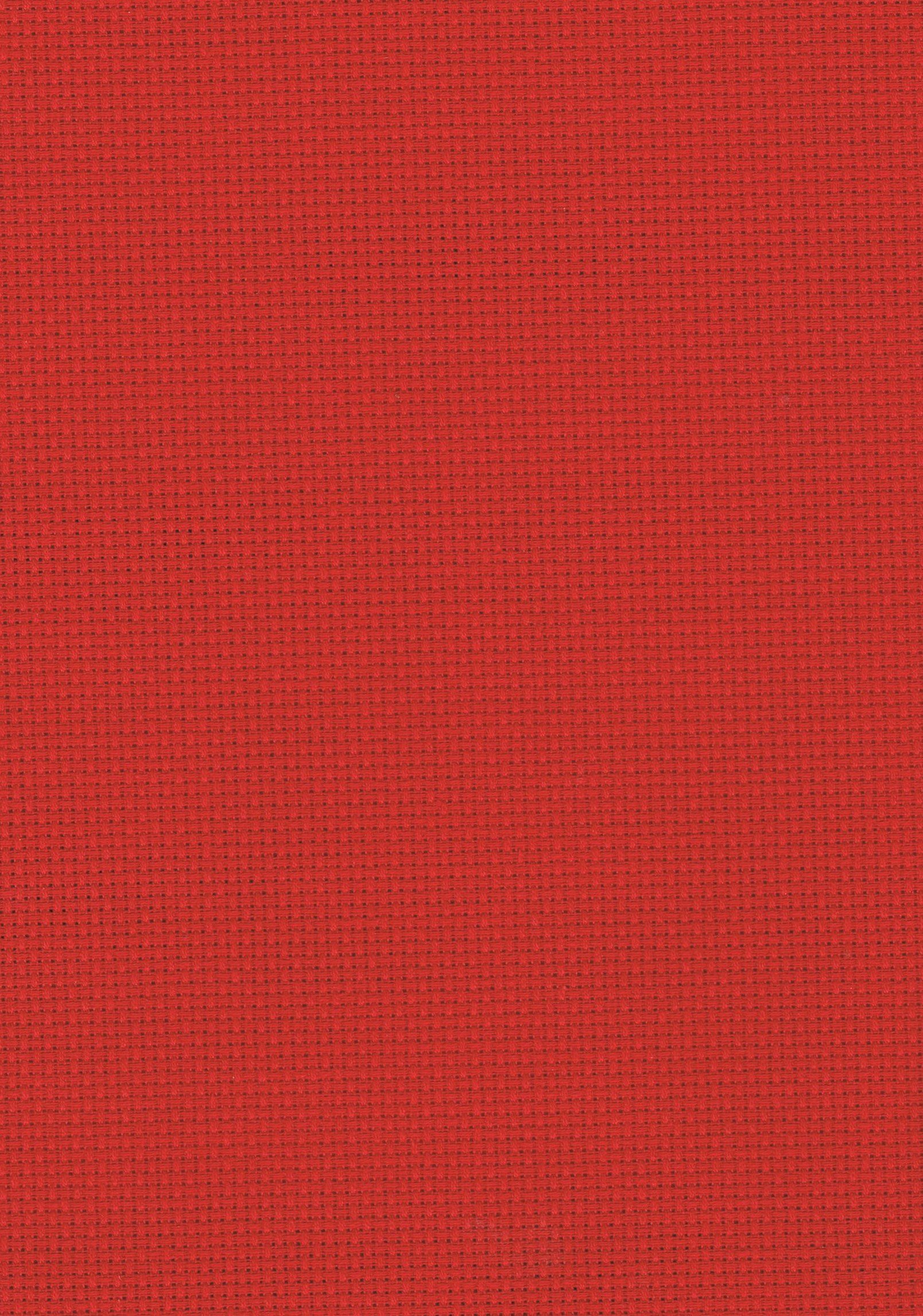 Fat Quarter 14 Count Christmas Red Aida Cross Stitch Fabric - 50cm x 55cm