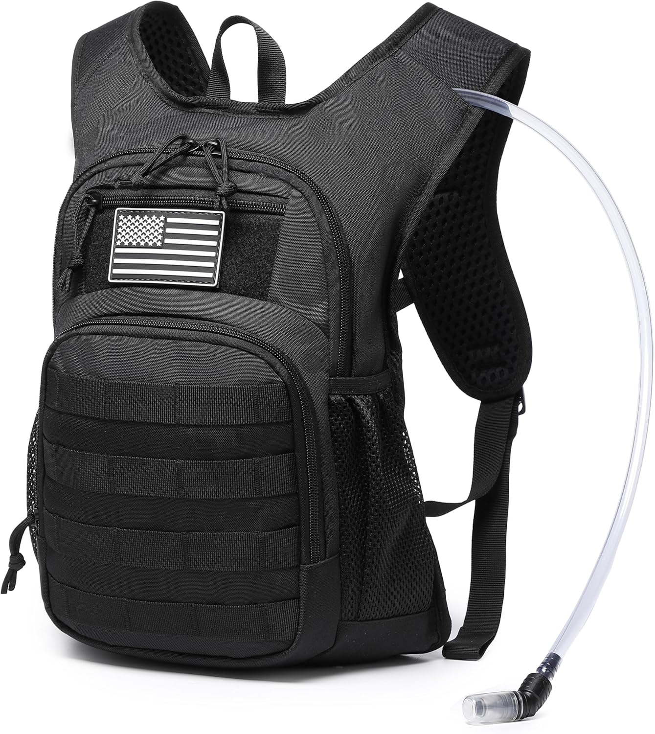 Hydration Pack with Water Bladder for Hiking | Tactical Molle Backpack