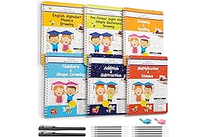 EliteKids Magic Practice Copybook: The Ultimate Handwriting Guide for Kids Ages 3-8