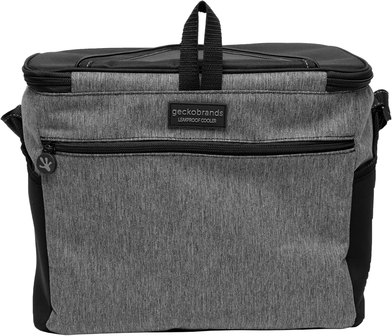 geckobrands Large Removable Hardliner Tote Cooler – Holds Up to 24 Cans or 15 Bottles, 5 Pockets/2 Neoprene, Easy Access Lid