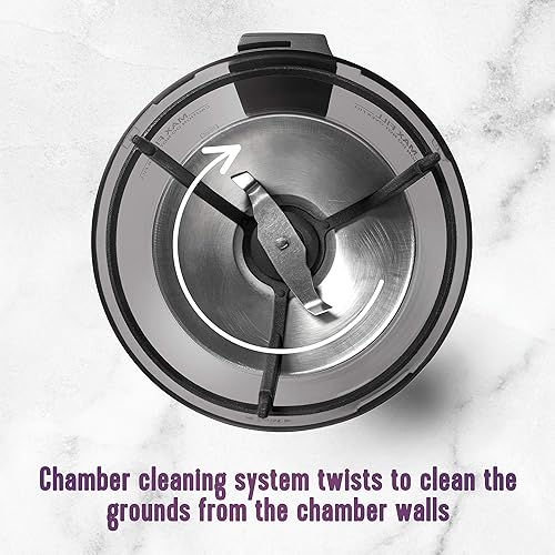 Miniatura 4 de Mr. Coffee Molinillo de café automático con 5 ajustes preestablecidos, capacidad de 12 tazas, color negro, ideal para uso doméstico y amantes