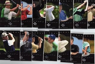 2001 Upper Deck Golf National Heros 14 Card Set
